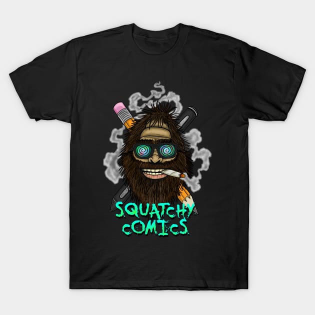 squatchy comics T-Shirt by Squatchyink